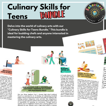Preview of Culinary Skills for Teens Bundle