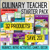 Culinary Teacher First Semester Starter Pack 32 PRODUCTS! 