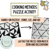 Culinary Terms Puzzle - Cooking Methods