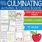 Culminating Math Activities AND Choice Boards Distance Learning