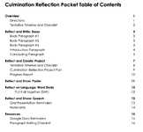 Culmination Reflection Essay & Project Bundle