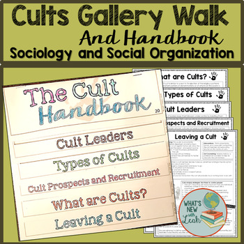 Preview of Cults Gallery Walk and Handbook for Sociology
