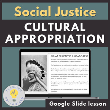 Preview of Cultural Appropriation Lesson | Indigenous | Halloween | Social Studies