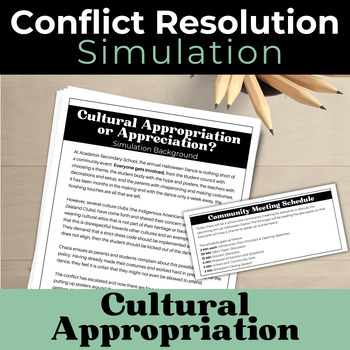 Preview of Cultural Appropriation Simulation : Conflict Resolution Group Activity