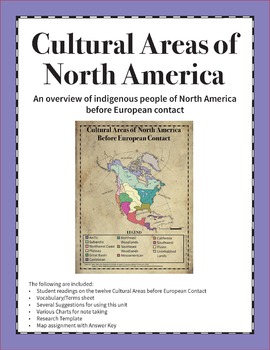 Preview of Cultural Areas of North America Before European Contact