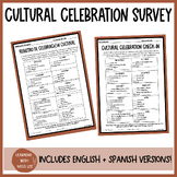 Cultural Celebration Check-In Survey | English and Spanish