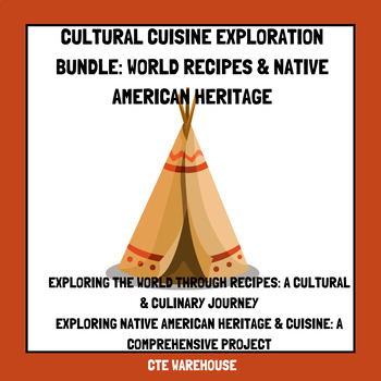 Preview of Cultural Cuisine Exploration Bundle: World Recipes & Native American Heritage