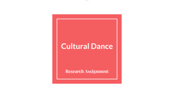 Preview of Cultural Dance Research