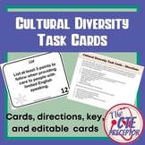 Cultural Diversity Task Cards for Health Science