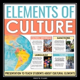 Culture Elements Presentation - What is Culture? Social St