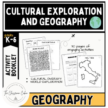 Preview of Cultural Exploration and Geography Activities (K-6)
