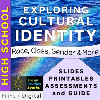 Preview of Cultural Identity: Race, Class, Gender - Lessons w/ Slides, Activities, Handouts