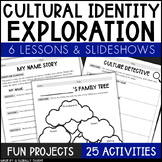 Cultural Identity Project and Lesson Bundle - Cultures Aro