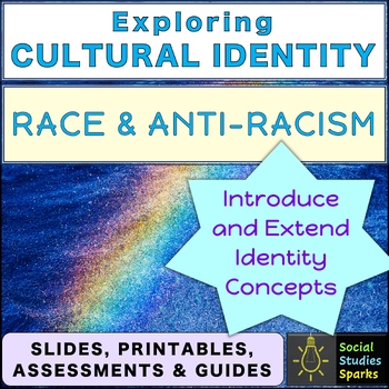 Preview of Cultural Identity Concepts + Race and Anti-Racism - High School Lessons - Slides