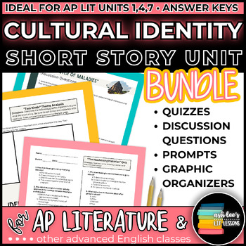 Preview of Cultural Identity Thematic Short Story MEGA BUNDLE HS ELA/AP Lit - 5 Stories