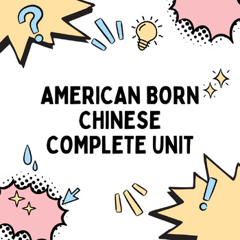 Preview of Cultural Journeys: Comprehensive Unit Bundle for "American Born Chinese"