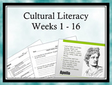 Cultural Literacy: Weeks 1-16 - Allusions, Greek/Latin Roo