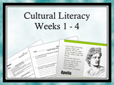 Cultural Literacy: Weeks 1-4 - Allusions, Greek/Latin Root
