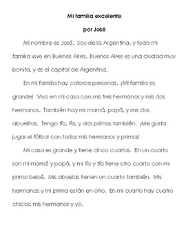 essay in spanish