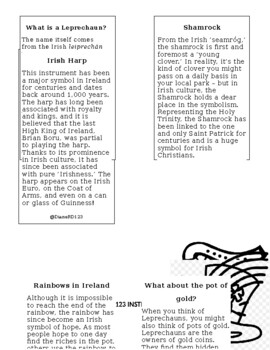 Preview of Cultural Symbols: Ireland (fully editable)