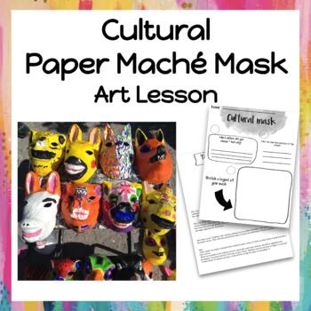 Preview of Cultural paper machè mask!