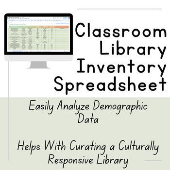Preview of Culturally Responsive Classroom Library - Book Inventory - Google Spreadsheet