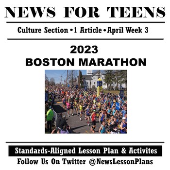 Preview of Culture_Boston Marathon_Current Event Article for Reading Comprehension_2023
