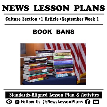 Preview of Culture_Book Bans_Current Event News Article for Reading Comprehension_2023
