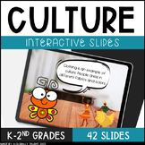 Culture Digital Slides - Interactive Activities on Cultures