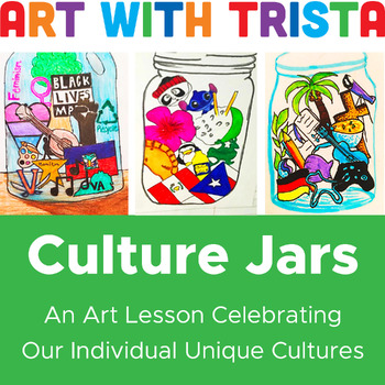 Preview of Culture Jars - Cultural Heritage Drawing to Create Space and Form Art Lesson