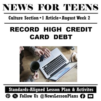 Preview of Culture_Record High Credit Card Debt_Current Event News Article Reading_2023