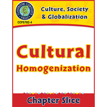 Preview of Culture, Society & Globalization: Cultural Homogenization Gr. 5-8