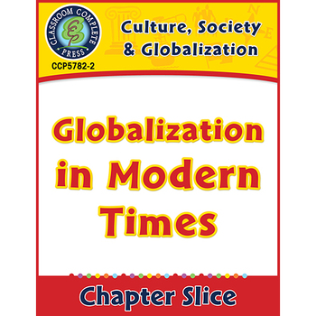 Preview of Culture, Society & Globalization: Globalization in Modern Times Gr. 5-8
