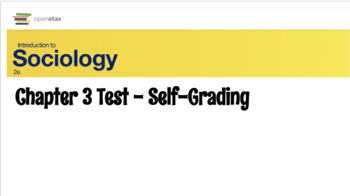 Preview of Culture Test - Google Form (Self Grading)