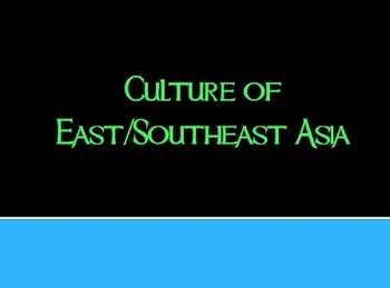Preview of Culture of East/Southeast Asia