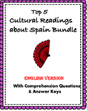 Culture of Spain Reading Bundle: 5 Readings @30% off! (Eng