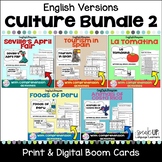 Culture of Spanish speaking countries Bundle 2 Print & Boo