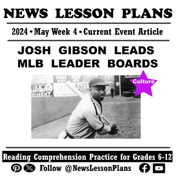 Preview of Culture_Josh Gibson Tops MLB Baseball Leaderboards_Current Events Reading_2024