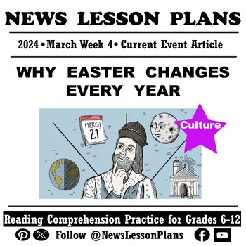 Preview of Culture_Why Easter Changes Every Year_Current Events Reading Comprehension_2024