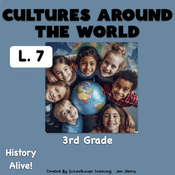 Preview of Cultures Around the World Lesson 7 Task Cards History Alive!