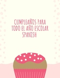 CUPCAKE BIRTHDAYS SPANISH