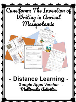 Preview of Cuneiform Bundle: Writing in Mesopotamia: Google Apps / Online or Distance