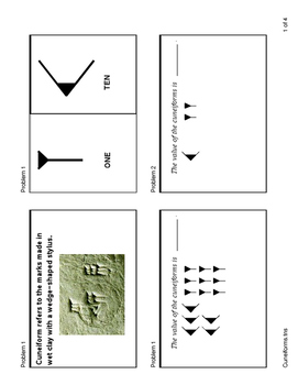 Preview of Cuneiform Math Lesson