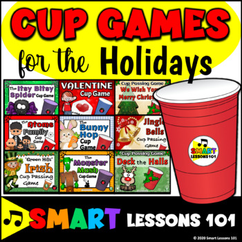 Cup Games for the Holidays! Halloween Christmas Valentines Easter St ...