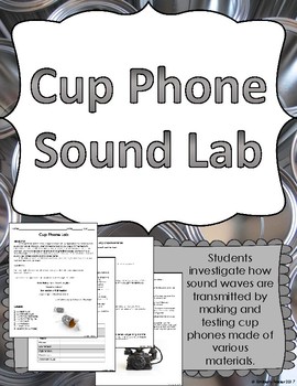 Preview of Cup Phone Sound Waves Lab Hands-On Experiment