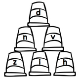 LETTER AND NUMBER CUP STACKING