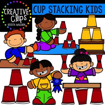 kids cups clip art