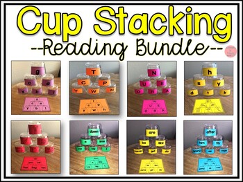 Preview of Cup Stacking READING Bundle
