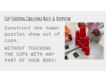 Preview of Cup Stacking STEM Challenge