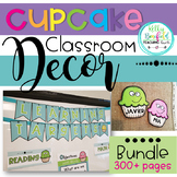 Cupcake Classroom Decor Bundle